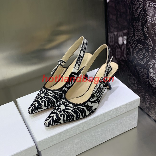 Dior JADIOR SLINGBACK PUMP heel height 6.5CM 93126-3
