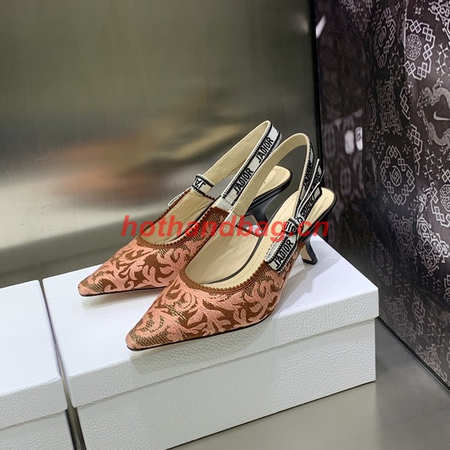 Dior JADIOR SLINGBACK PUMP heel height 6.5CM 93126-5