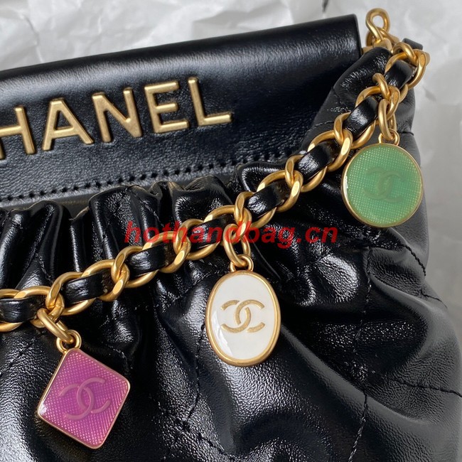Chanel SMALL BUCKET BAG AS3793 BLACK