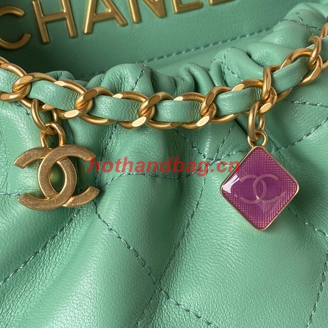 Chanel SMALL BUCKET BAG AS3793 Light Green