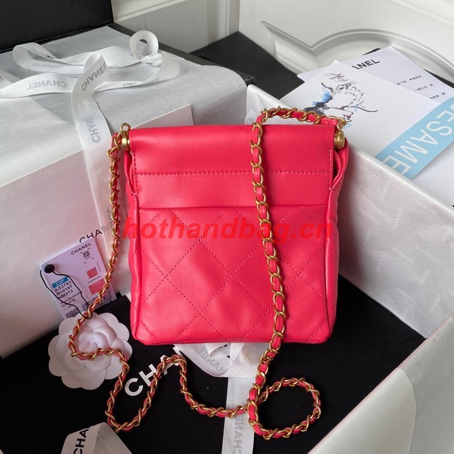 Chanel SMALL BUCKET BAG AS3793 RED