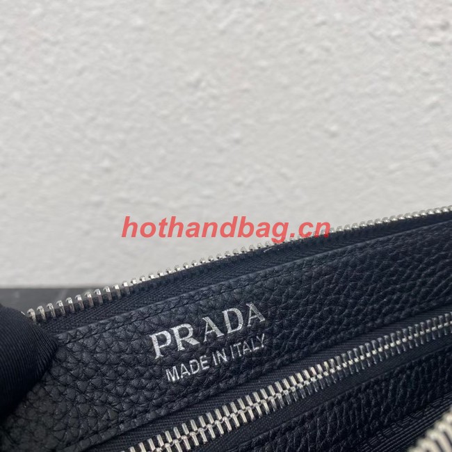 Prada Leather shoulder bag 1BH050 black