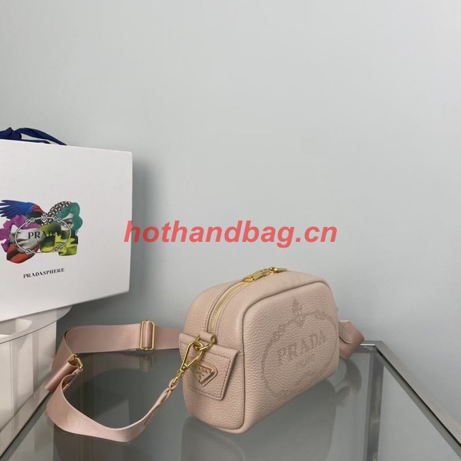 Prada Medium leather bag 1BH187 light pink