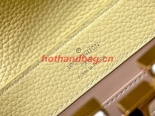 Louis Vuitton Capucines Mini M21798 Jaune Plume Yellow