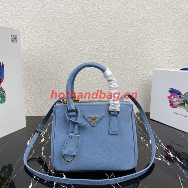 Prada Galleria Saffiano leather mini-bag 1BA906 blue