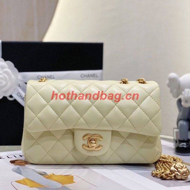 Chanel MINI FLAP BAG AS1116 cream