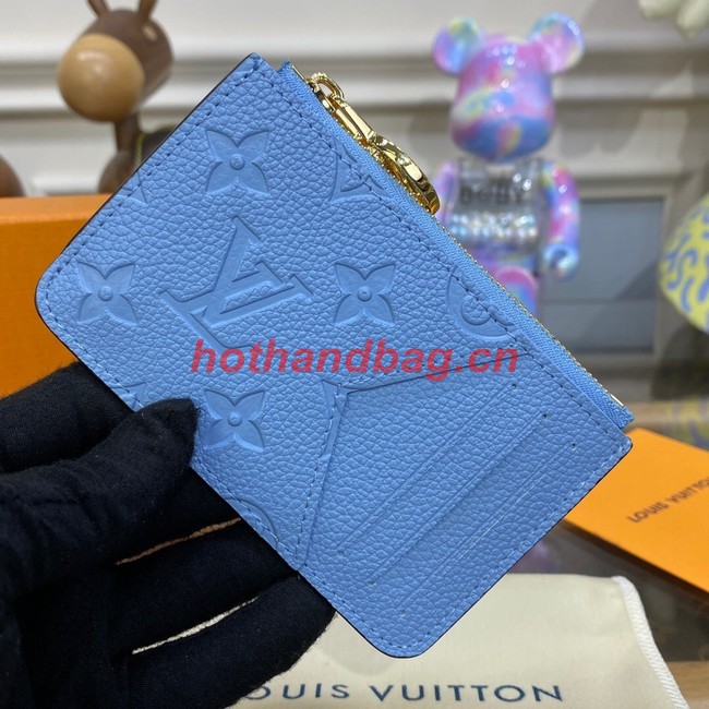 Louis Vuitton Romy Card Holder N81880 blue