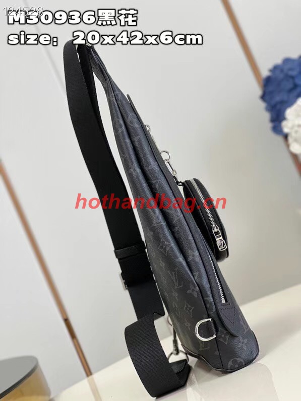 Louis Vuitton Duo Sling Bag M30936 Black