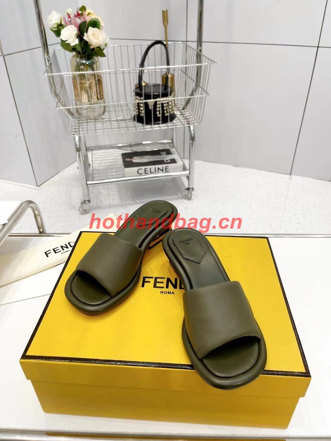 Fendi slippers heel height 4CM 93207-2