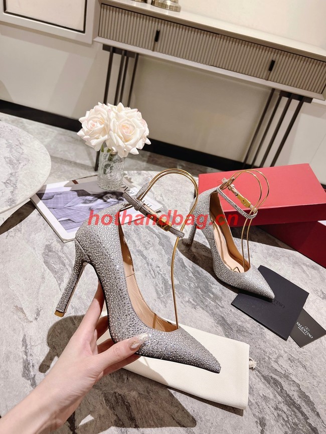 Valentino shoes Calfskin heel height 10CM 93218-1