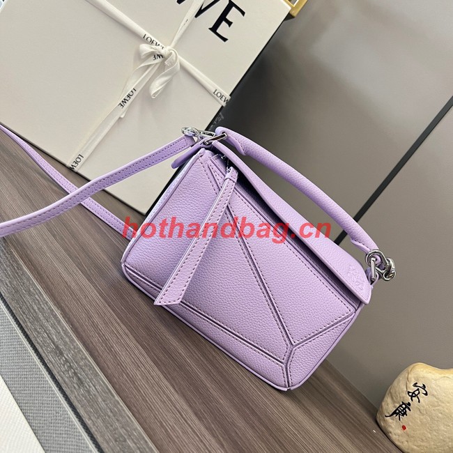 Loewe mini Puzzle Bag Original Leather 6223 purple