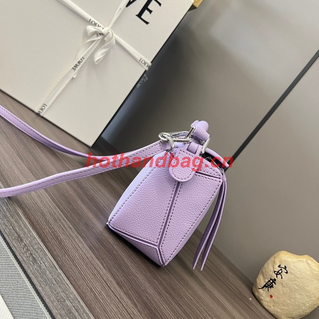 Loewe mini Puzzle Bag Original Leather 6223 purple