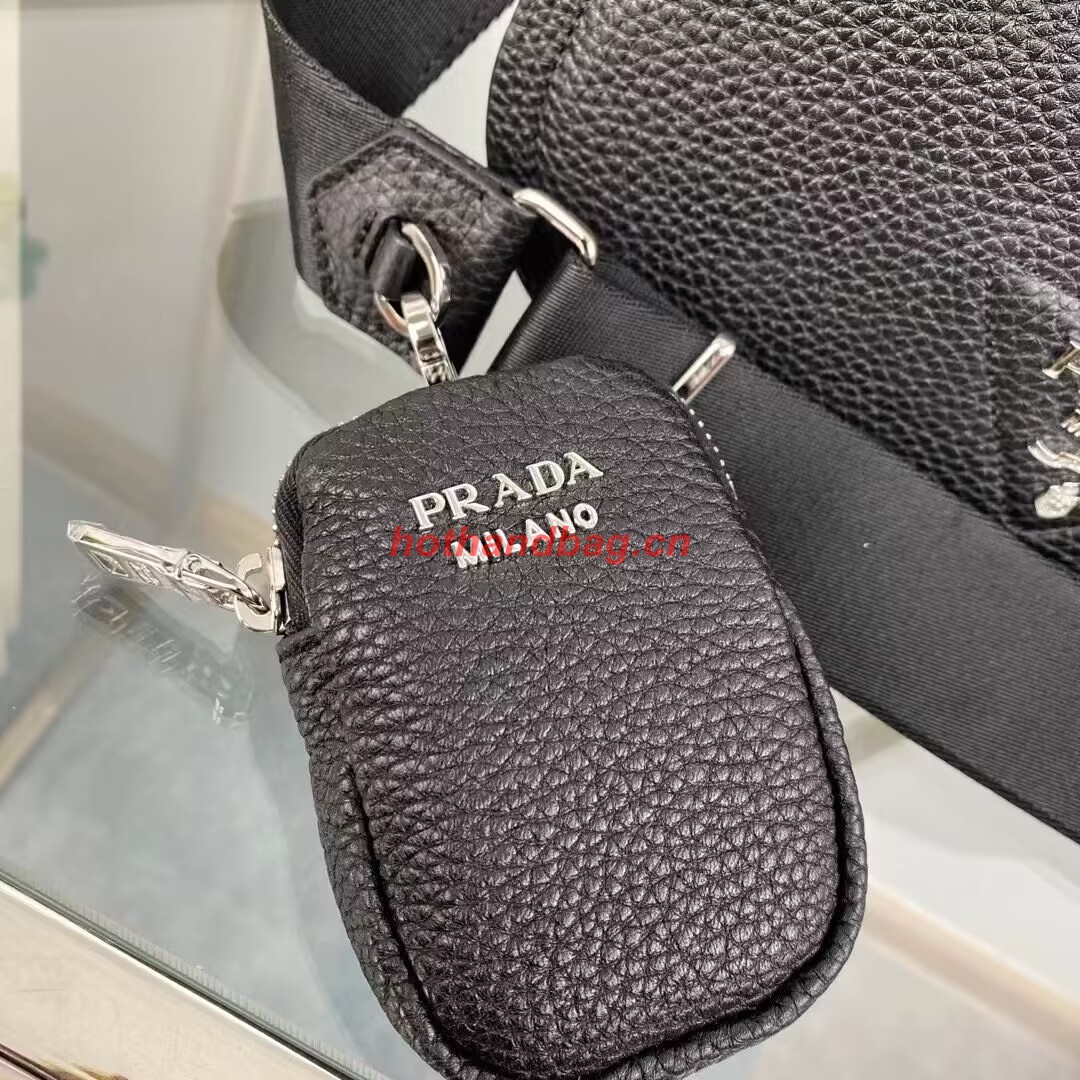 Prada Leather shoulder bag 1AD229 black