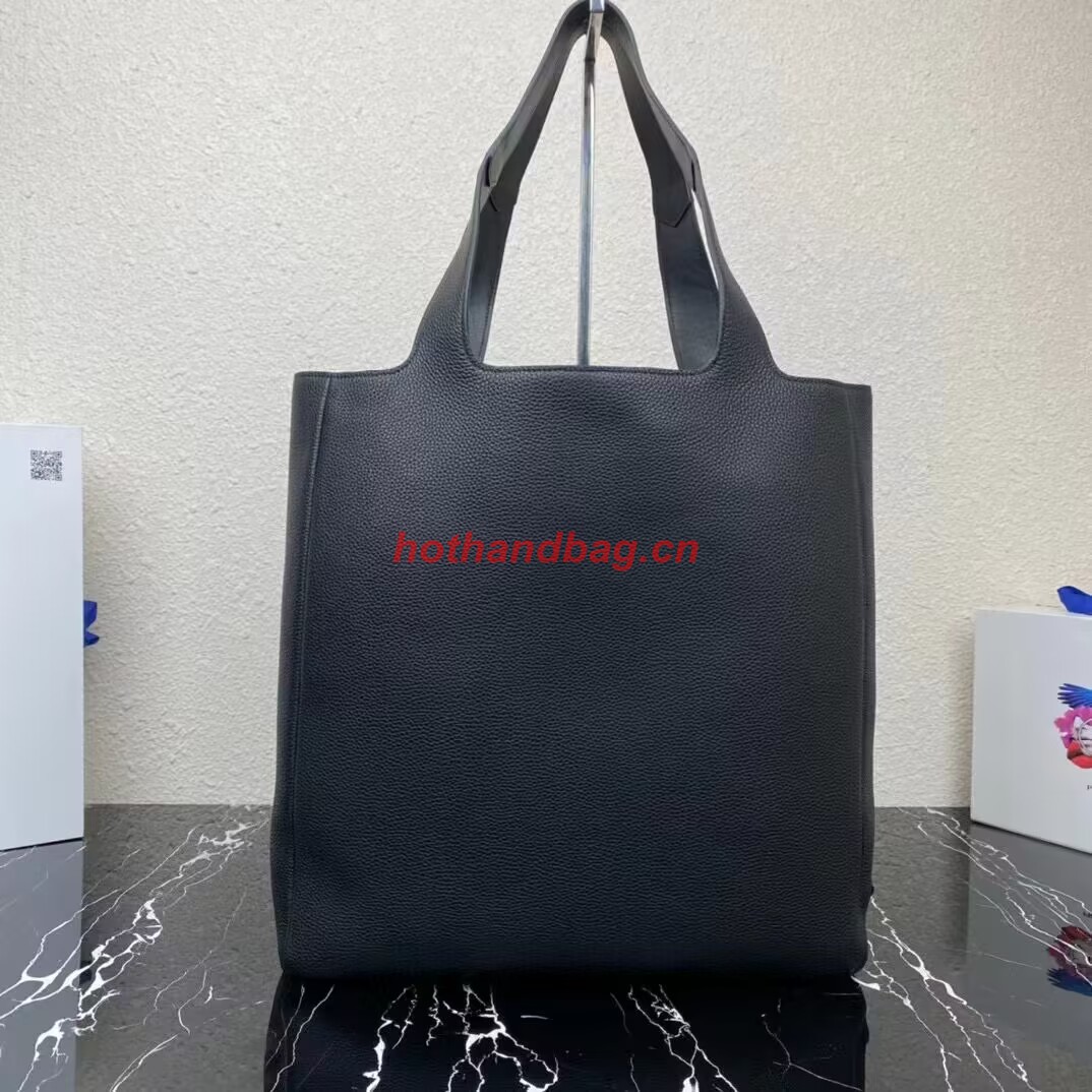Prada Medium leather tote bag with 2NV990 black