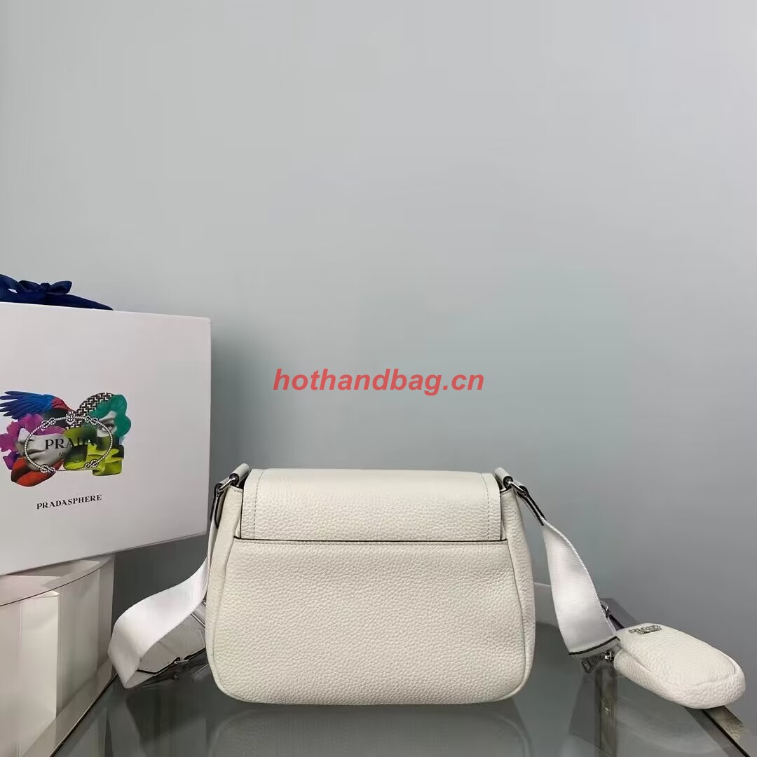 Prada Leather shoulder bag 1AD229 White