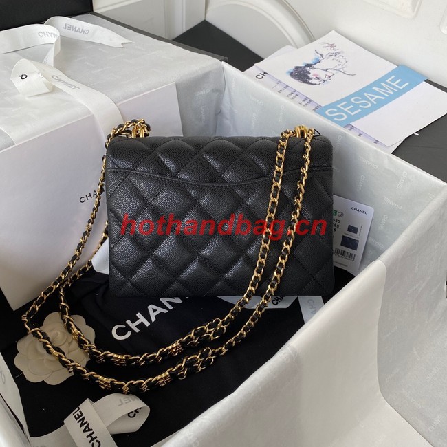 Chanel FLAP BAG AS3580 black