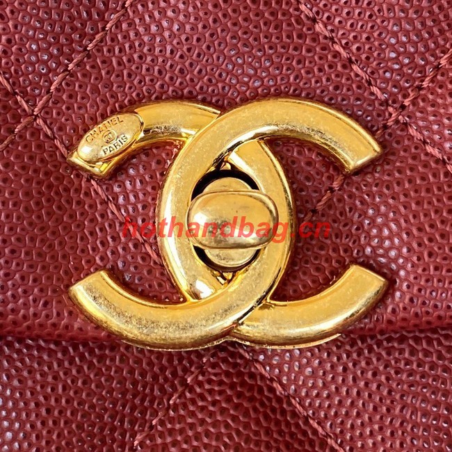 Chanel FLAP BAG AS3580 red