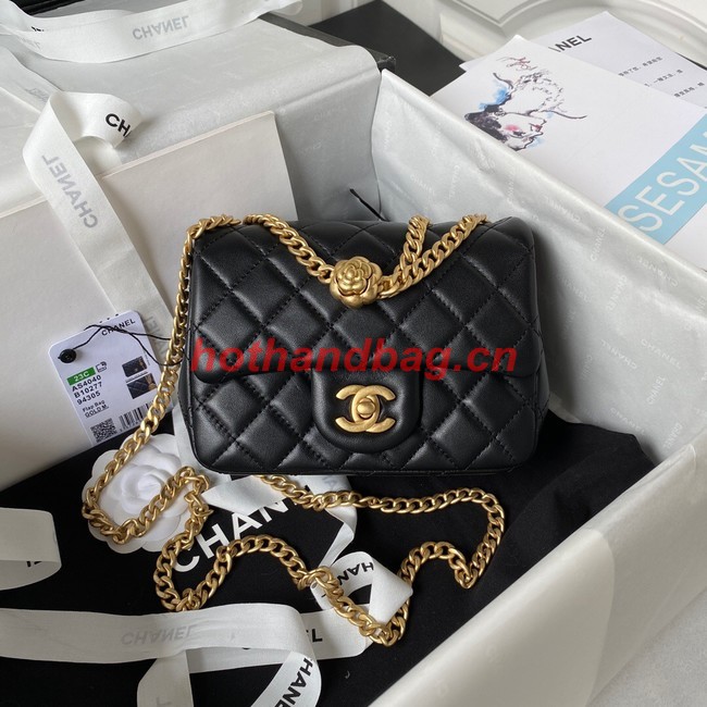 Chanel MINI FLAP BAG AS4040 black