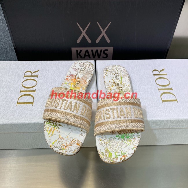Dior DWAY SLIDE Embroidered Cotton 93279-4