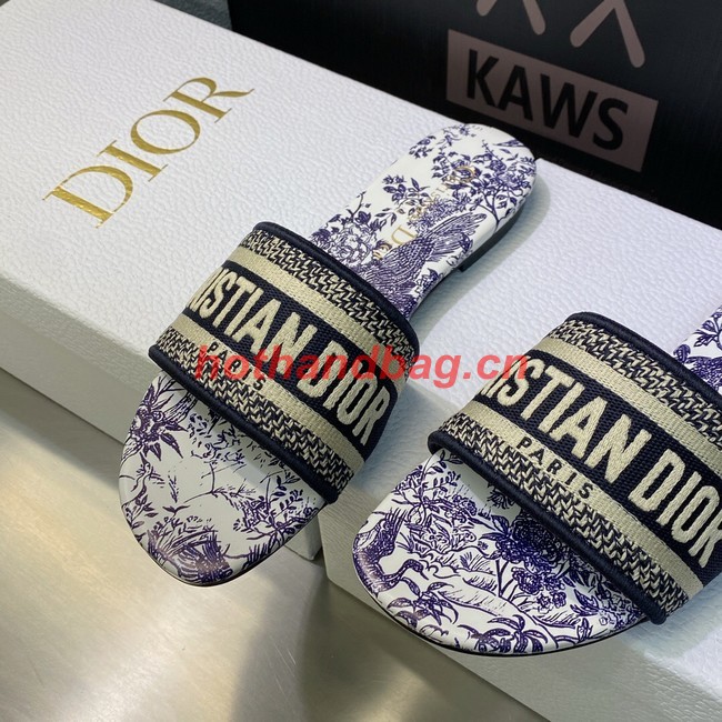 Dior DWAY SLIDE Embroidered Cotton 93279-6