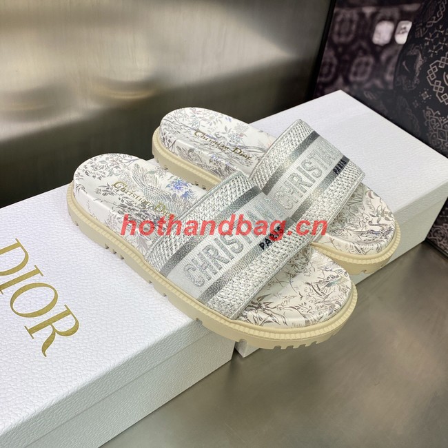 Dior DWAY SLIDE Embroidered Cotton 93280-5