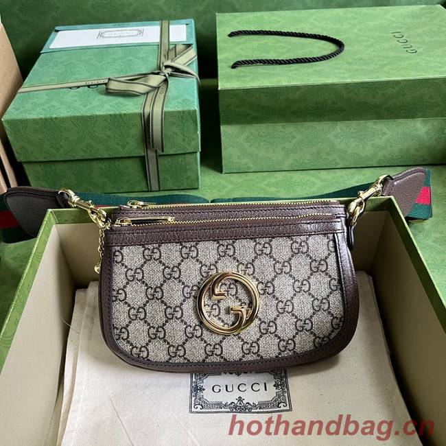 Gucci Blondie GG mini bag 724599 brown