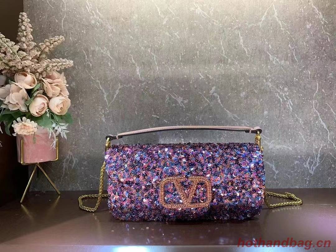 VALENTINO LOCO Imitation crystal handbag 0K30-2