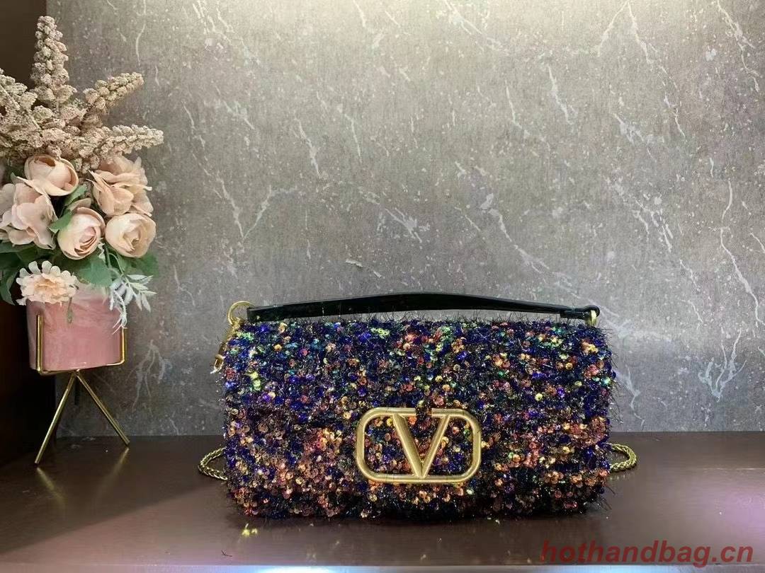 VALENTINO LOCO Imitation crystal handbag 0K30-5