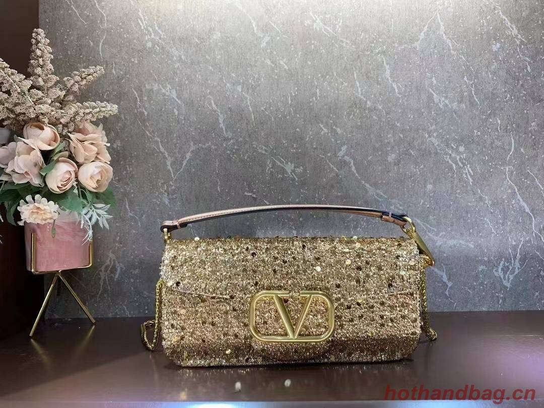 VALENTINO LOCO Imitation crystal handbag 0K30-8