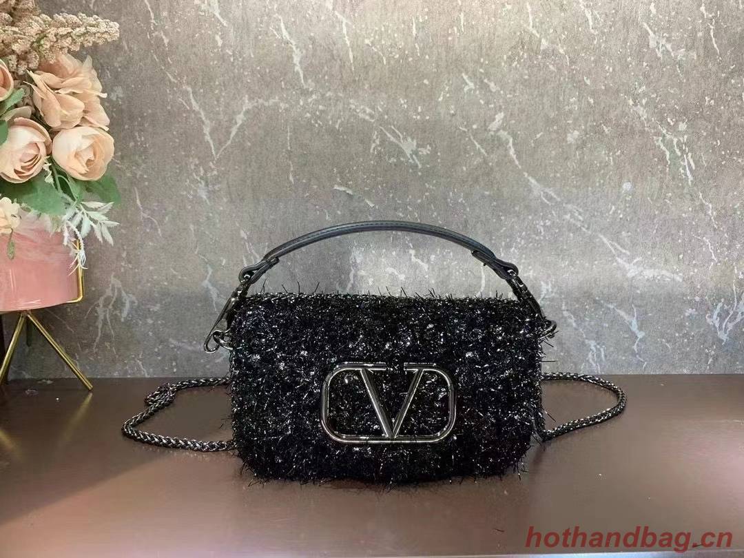 VALENTINO MINI LOCO Imitation crystal handbag K53M-3