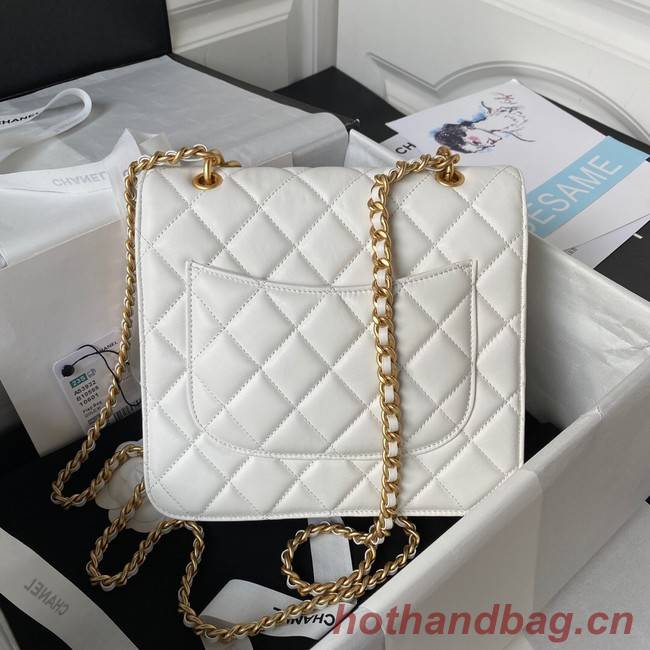 Chanel SMALL FLAP BAG AS3932 WHITE