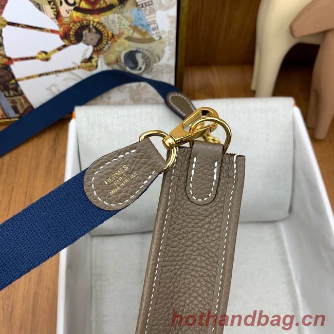 Hermes Evelyne original togo leather mini Shoulder Bag H15655-3