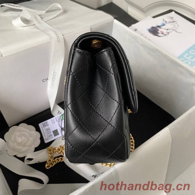 Chanel SMALL FLAP BAG AS4064 black