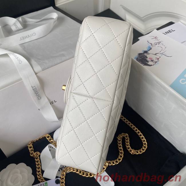 Chanel SMALL FLAP BAG AS4064 white