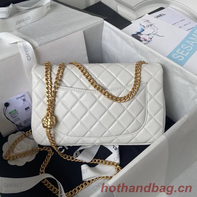 Chanel SMALL FLAP BAG AS4064 white