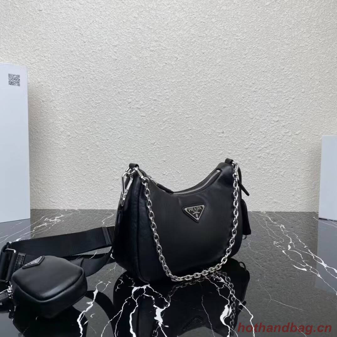 Prada Padded nappa-leather Prada Re-Edition 2005 shoulder bag 1BH204 black