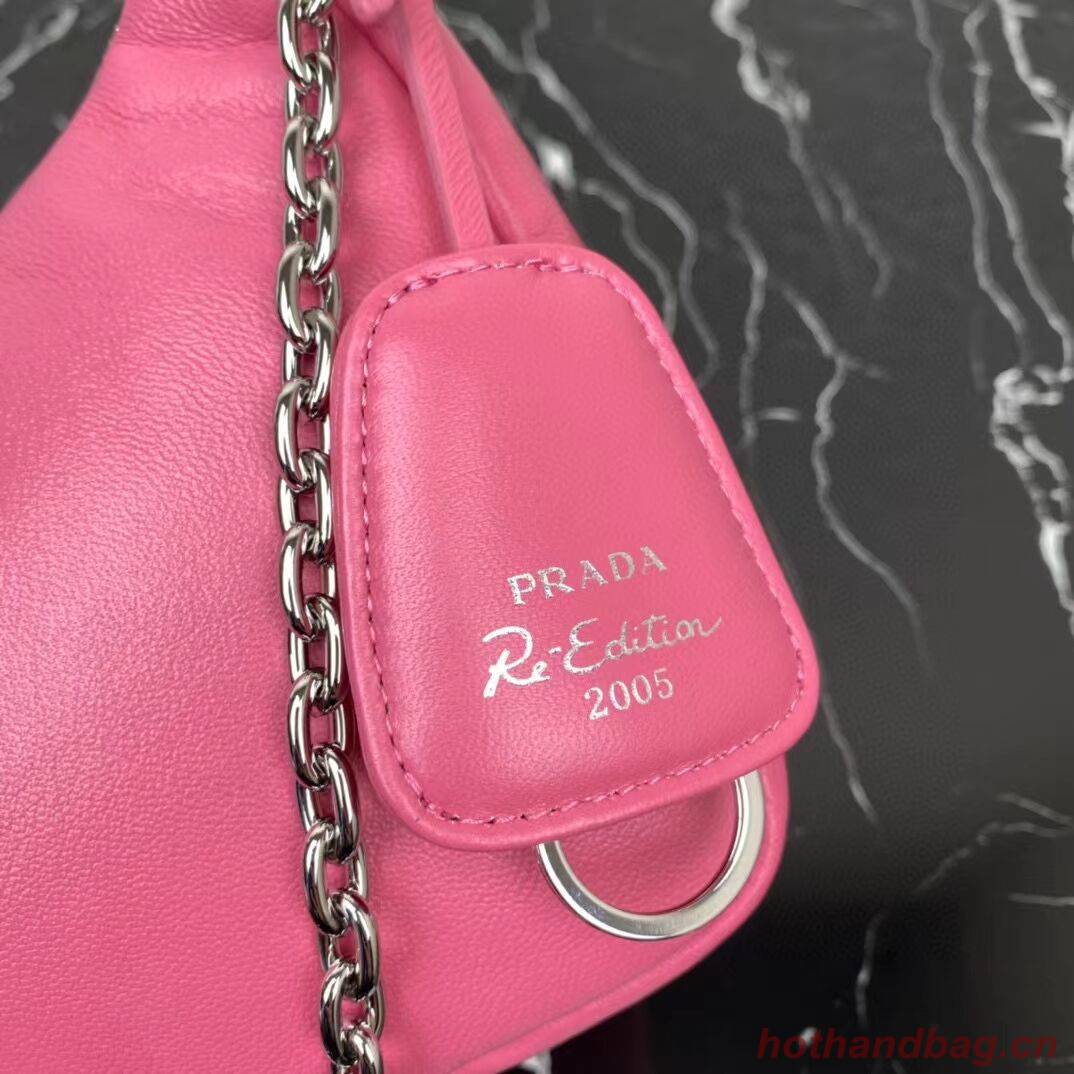 Prada Padded nappa-leather Prada Re-Edition 2005 shoulder bag 1BH204 pink