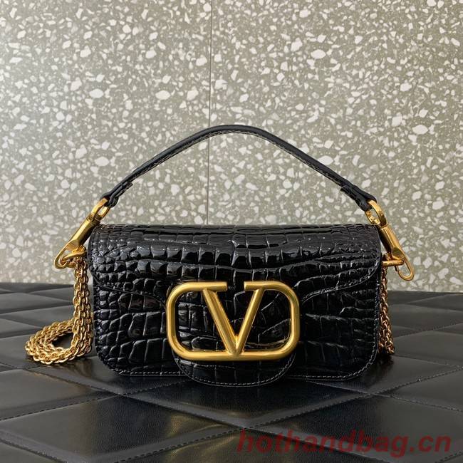 VALENTINO GARAVANI Loco Calf leather bag WA0K53 black