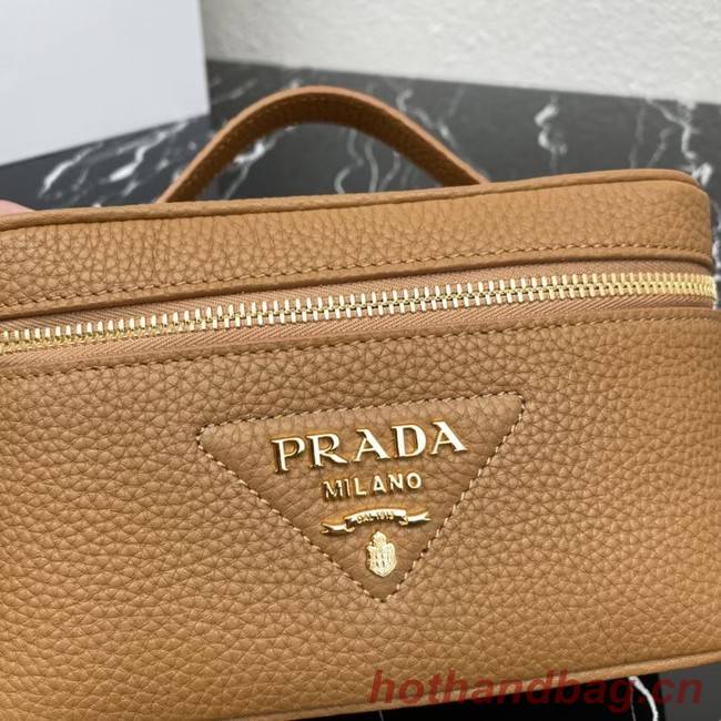 Prada Leather mini-bag 1BH202 Caramel