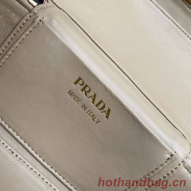 Prada Leather mini-bag 1BH202 apricot