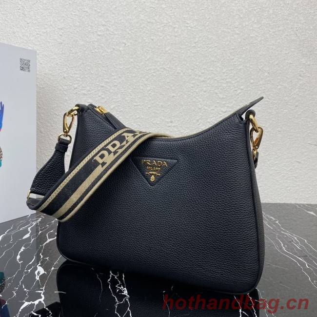 Prada Leather shoulder bag 1BC178 black
