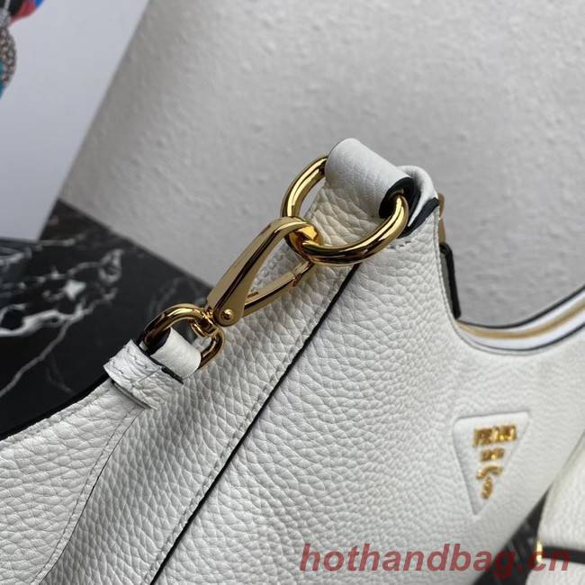 Prada Leather shoulder bag 1BC178 white