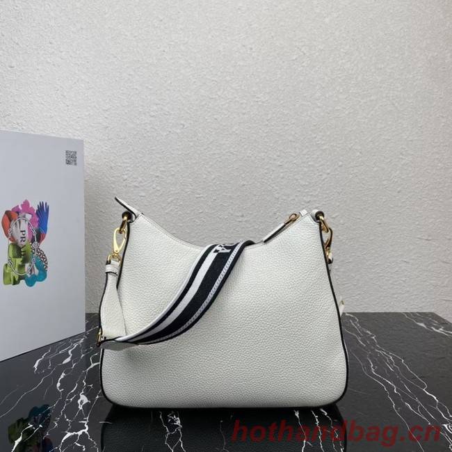 Prada Leather shoulder bag 1BC178 white