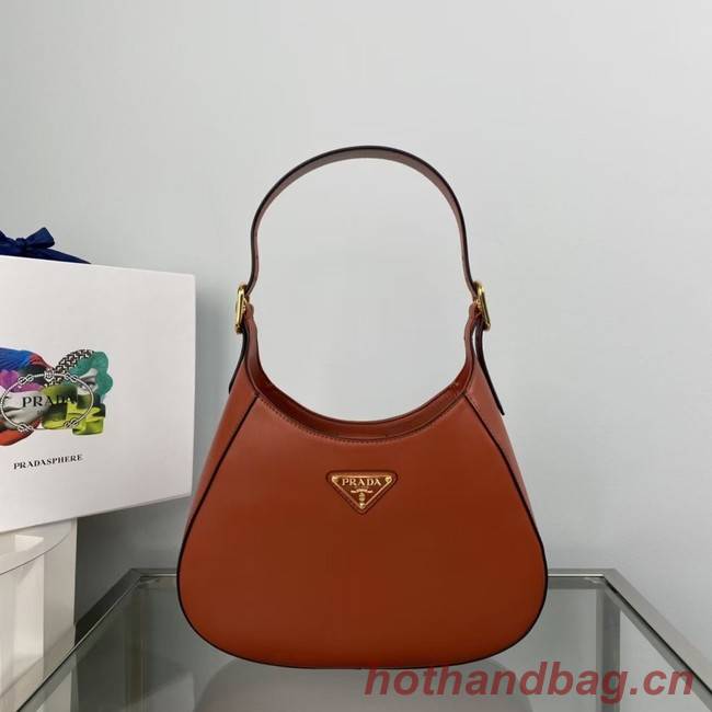 Prada Leather shoulder bag 1BC179 brown