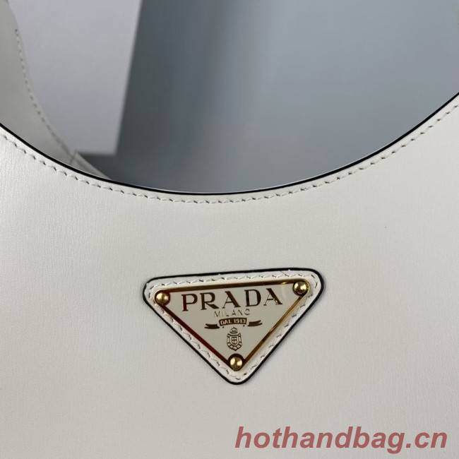 Prada Leather shoulder bag 1BC179 white