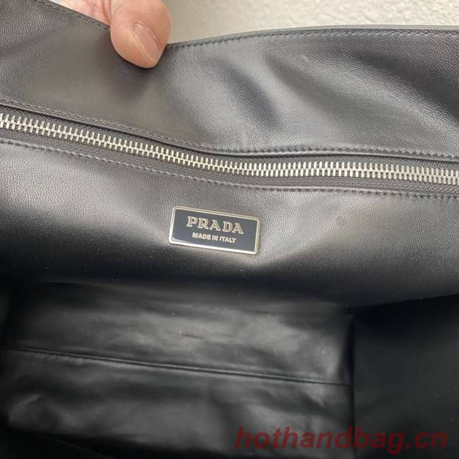 Prada Medium antiqued nappa leather tote bag 1BG587 black