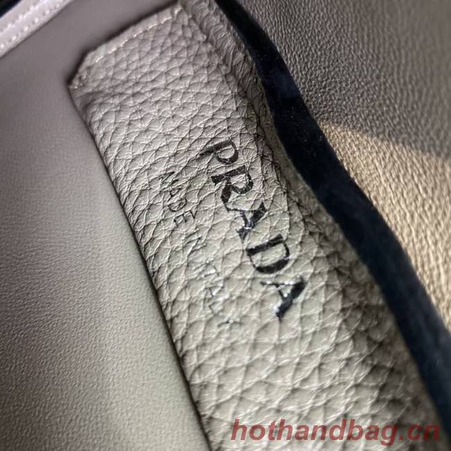 Prada Leather handbag 1BA349 dark gray