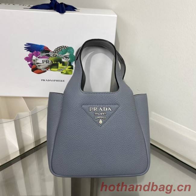 Prada Leather handbag 1BA349 iron gray