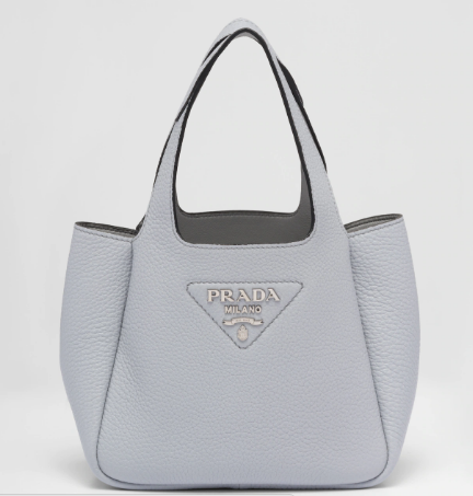 Prada Leather handbag 1BA349 light blue