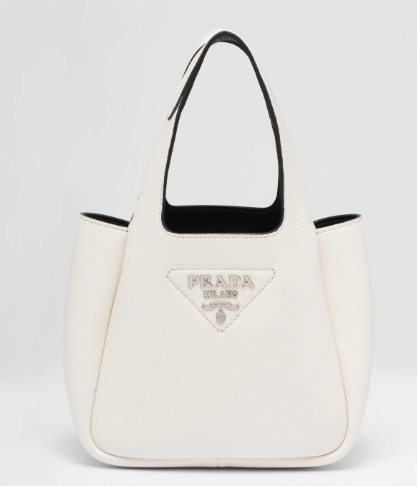Prada Leather handbag 1BA349 white